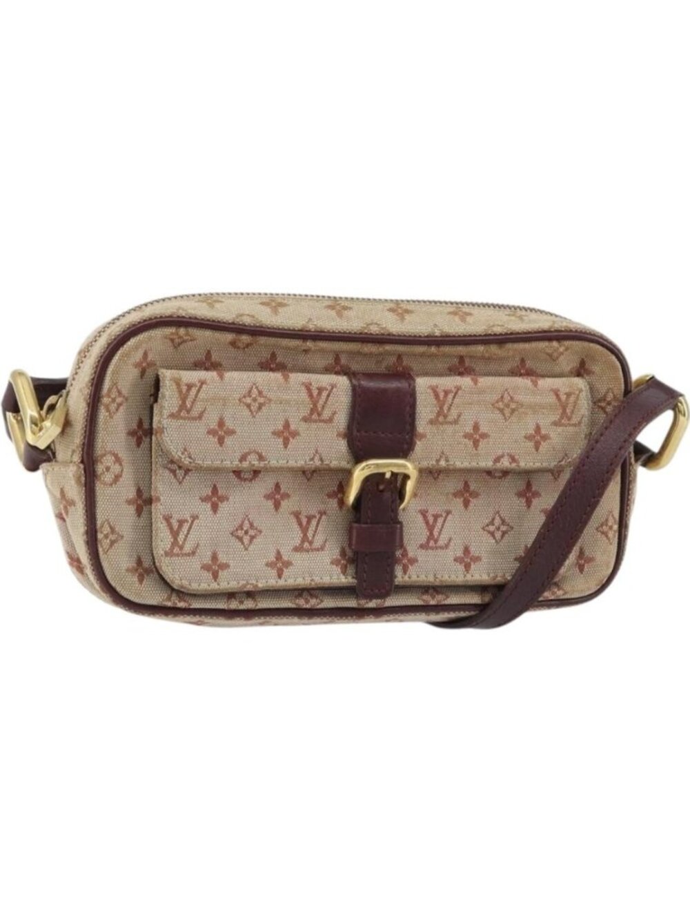 LOUIS VUITTON Monogram Mini Juliet MM Shoulder Bag Red M92219